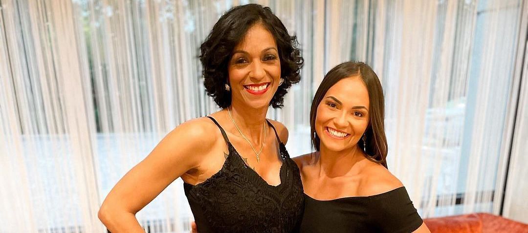 Kiana James with her mother, Source: Kiana James’s Instagram